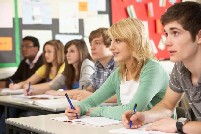 学校での授業風景