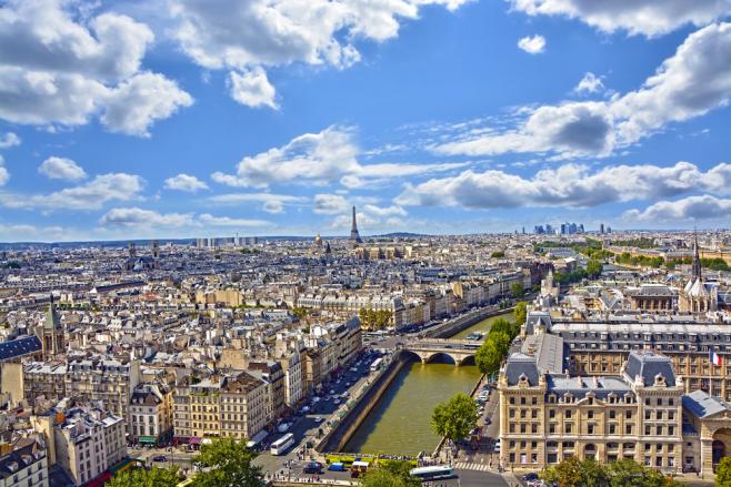 フランスの街並み