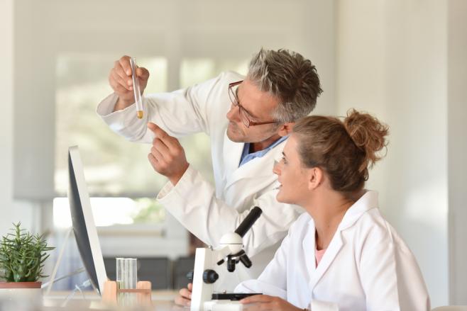 大学院での研究風景