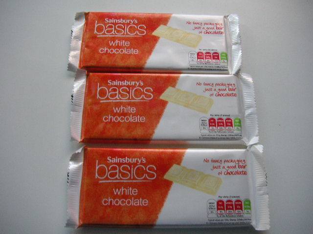 Sainsbury'sのホワイトチョコレート