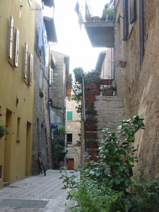 ピエンツァの路地