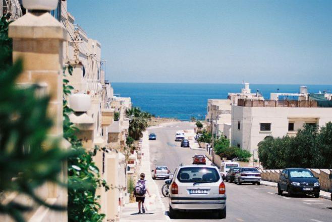 マルタ独特の石で造られた可愛い街並み