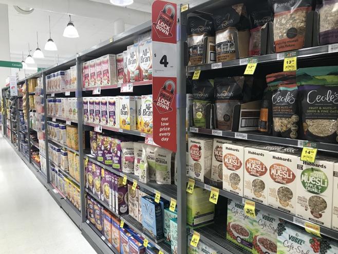 ニュージーランドのスーパーマーケット