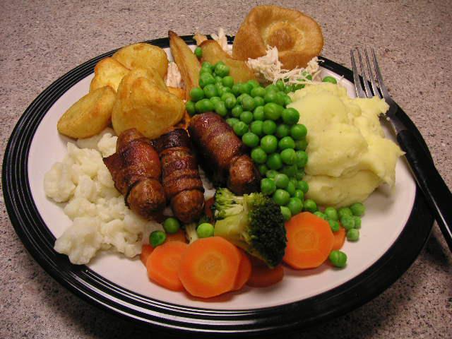 シェアメイトが作ってくれた英国の家庭料理