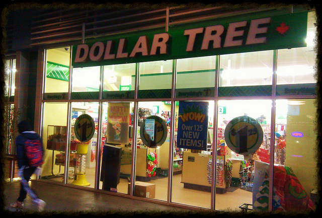 アメリカ版　100円ショップ　DOLLAR TREE