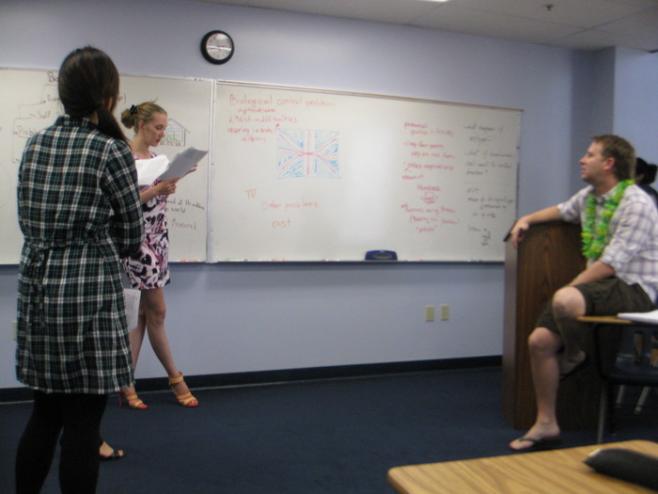 アメリカでの授業