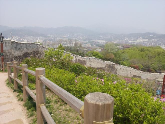 韓国の散歩コース