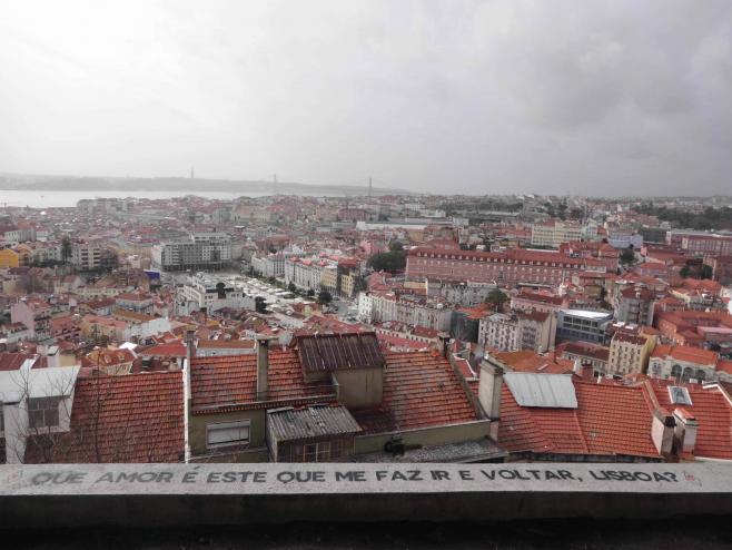 オレンジ一色の風景