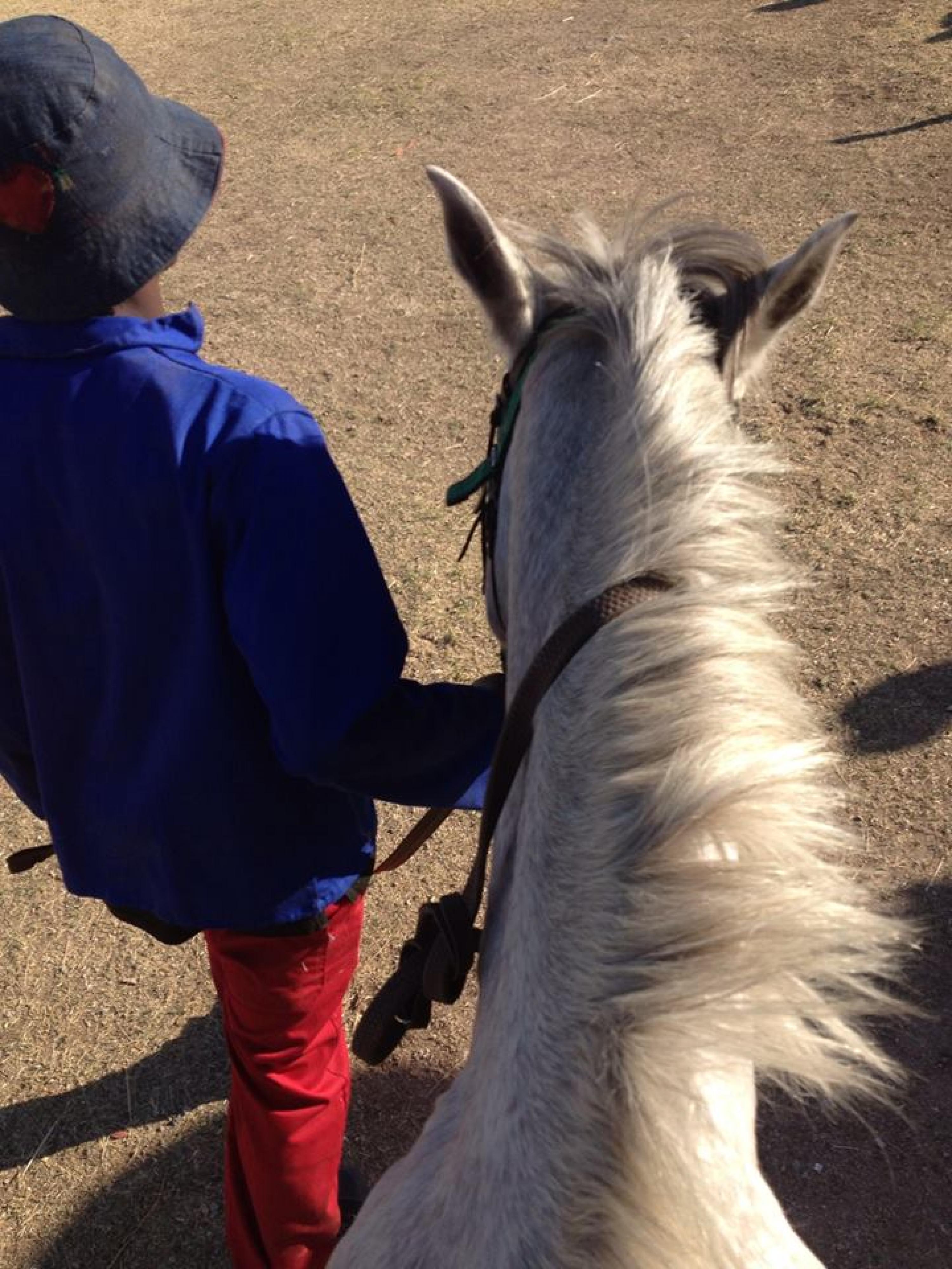 南アフリカで乗馬