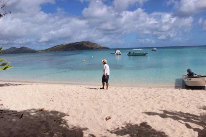 フィジーの海辺