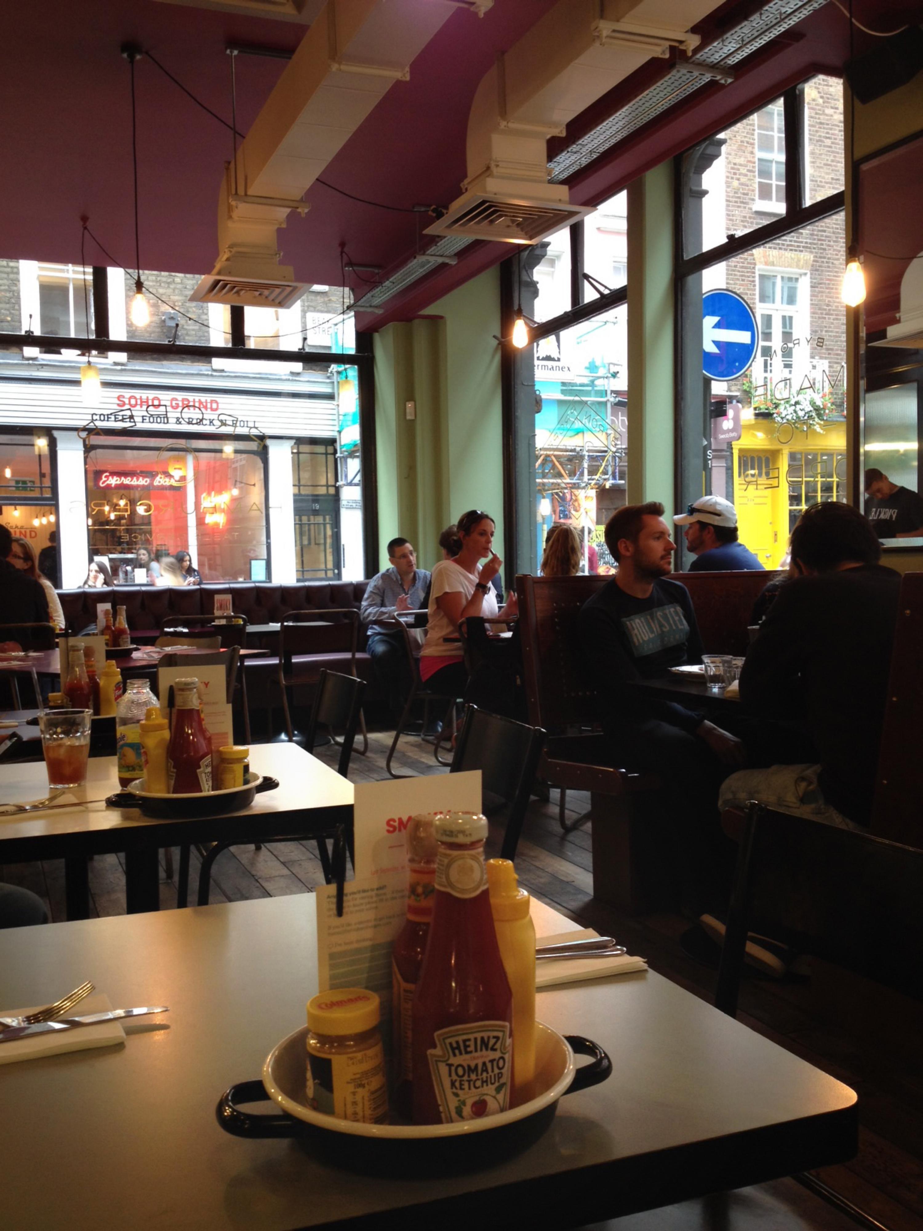 イギリスのハンバーガー屋③