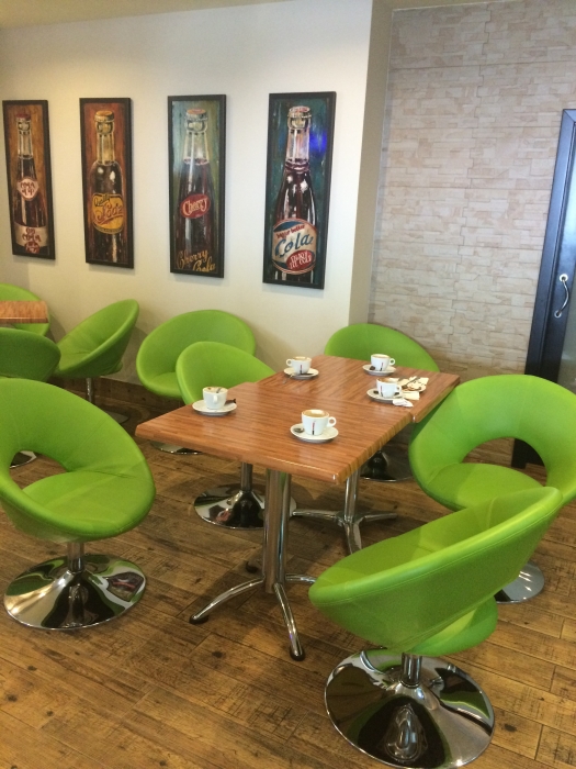 カフェで折り紙