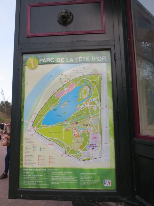 テット・ドール公園の地図