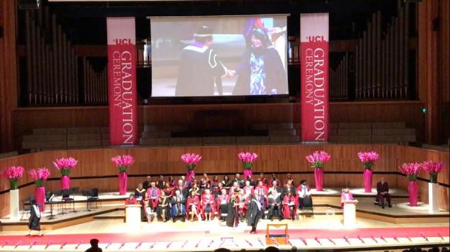 UCL大学院の卒業式