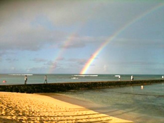 ハワイのレインボー