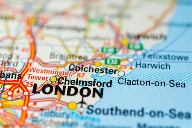 イギリスの地図