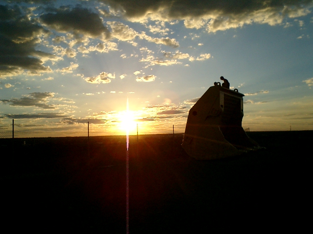 オーストラリアの日の入り