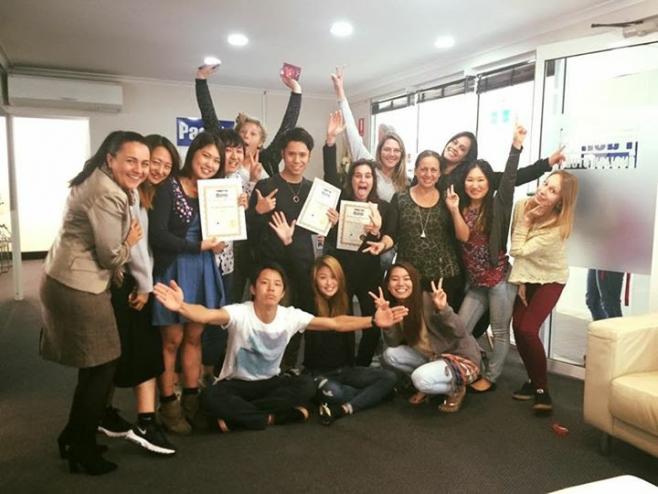 語学学校の生徒