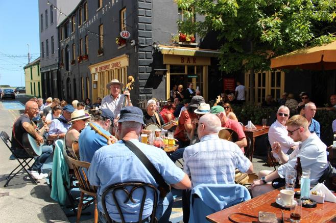 アイルランドの街で