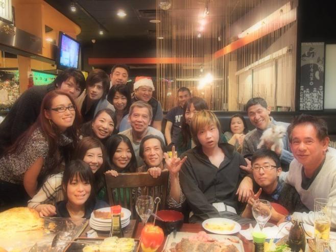 リッチモンドにある日本食レストランで働いたメンバー