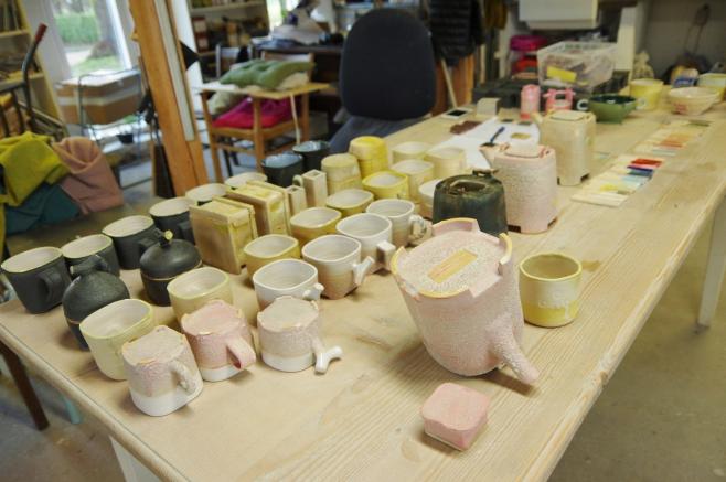 陶芸アーティストのお宅