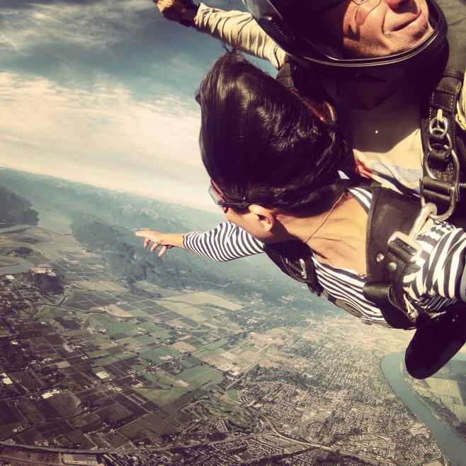 スカイダイビング